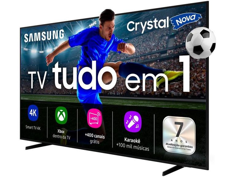 Smart TV 65" Samsung 4K UHD Crystal UHD UN65U8600FGXZD Tizen Bixby 3 HDMI